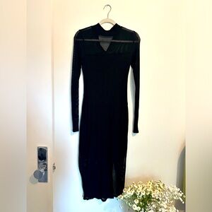 Express dress with mesh panels size S